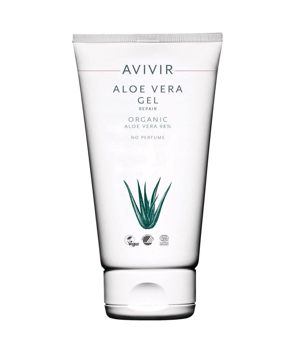 Avivir Aloe Vera Gel i klar flaske med pumpe