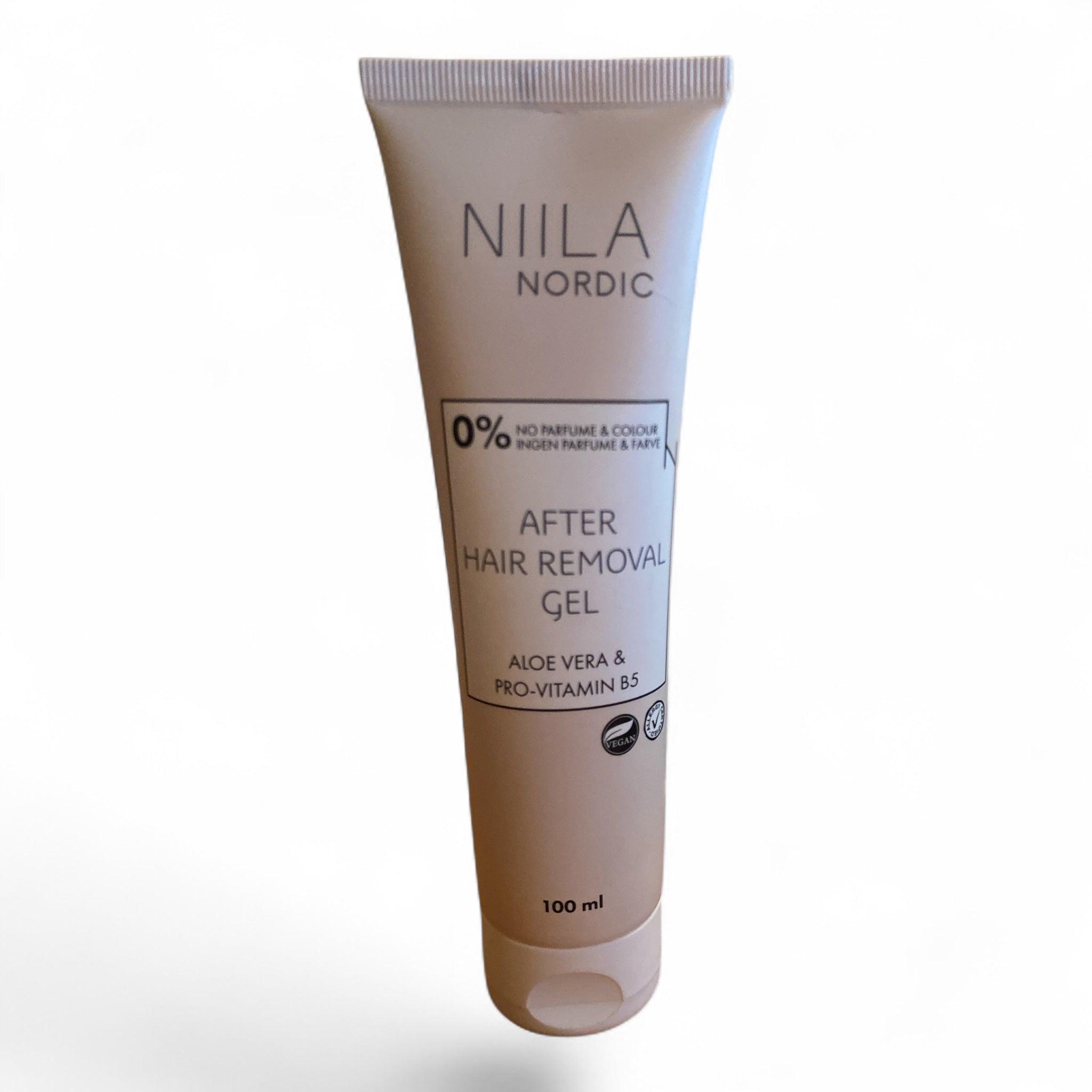 Niila PostTreatment Gel 100 ml, kølende og beroligende gel til hud efter hårfjerning